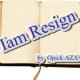 resign