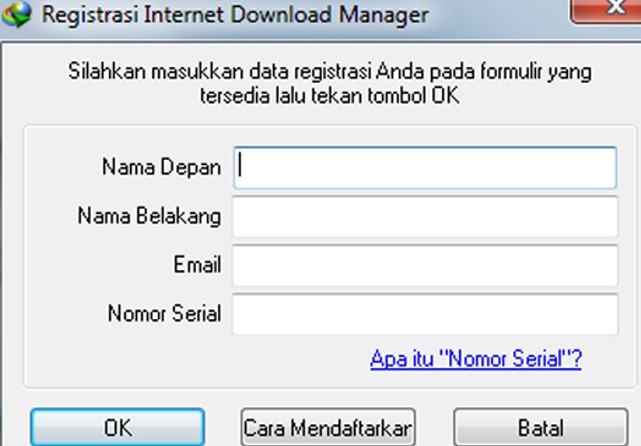 Registrasi IDM
