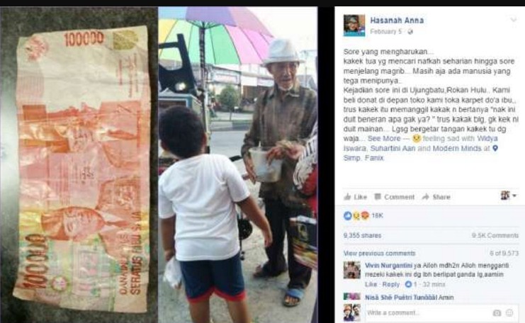 uang mainan utk beli donat
