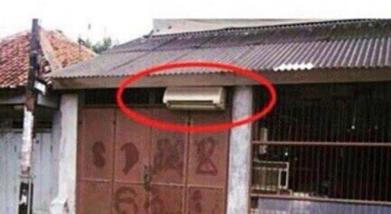 Pasang AC diluar ruangan