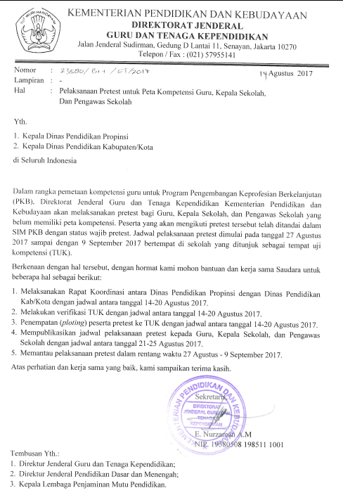 Jadwal Pre test PKB SIM PKB