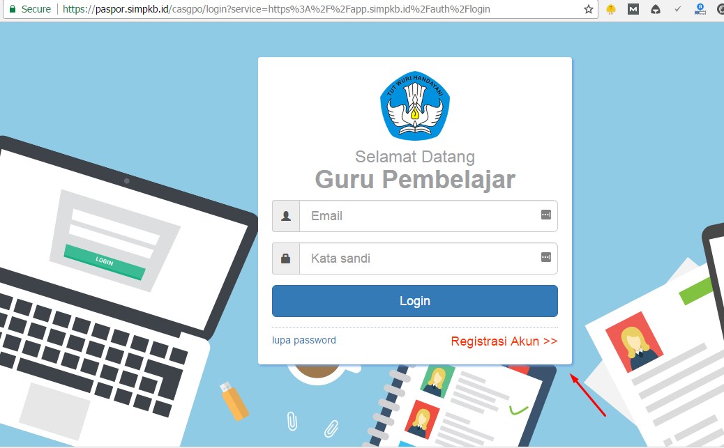 login simpkb