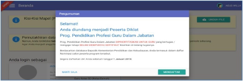 daftar sergur