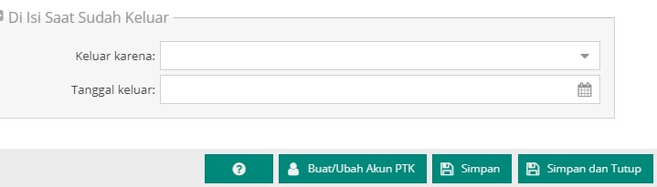 buat dan ubah akun PTK