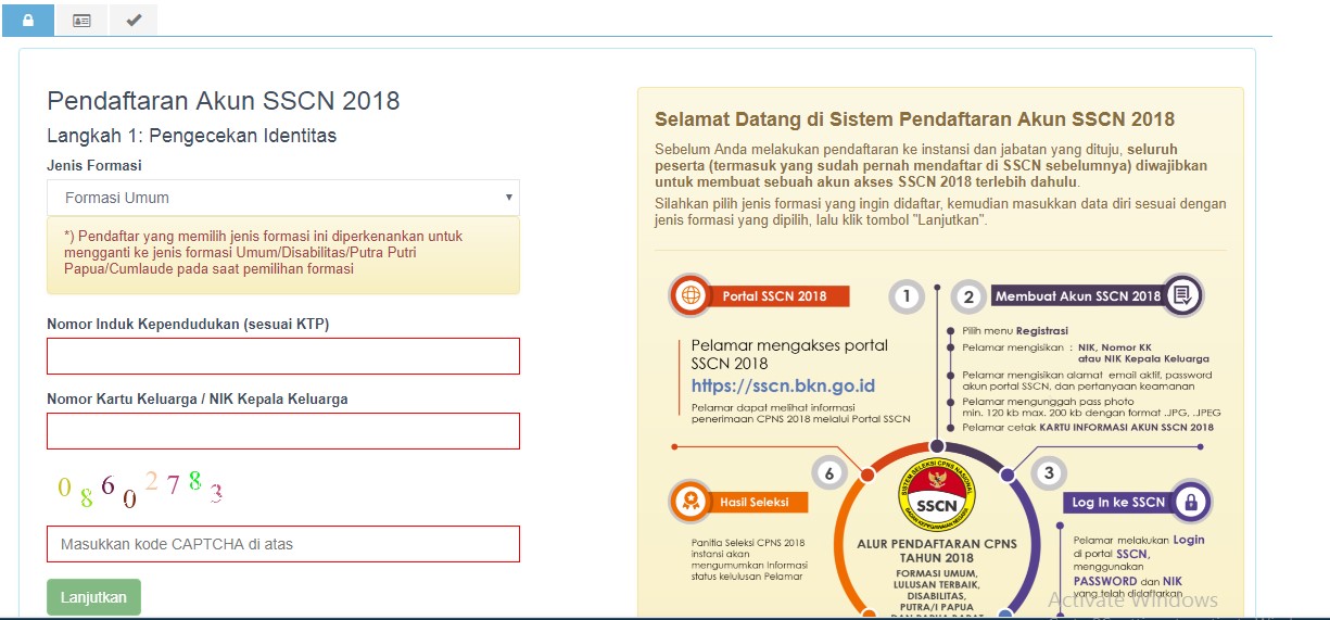 Tips Cara Daftar Akun SSCN BKN Agar Lancar Terhindar dari Gagal dan Server Sibuk