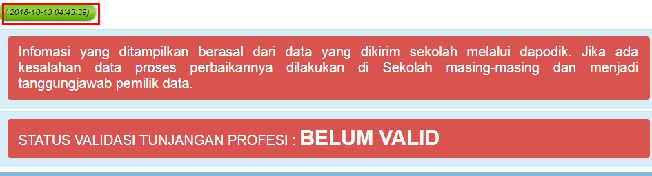 SKTP Belum Valid