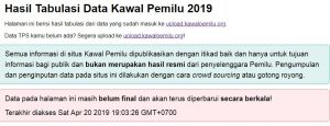 Kawal pemilu real count