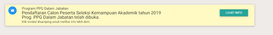 Info PPG Dalam Jabatan 2019