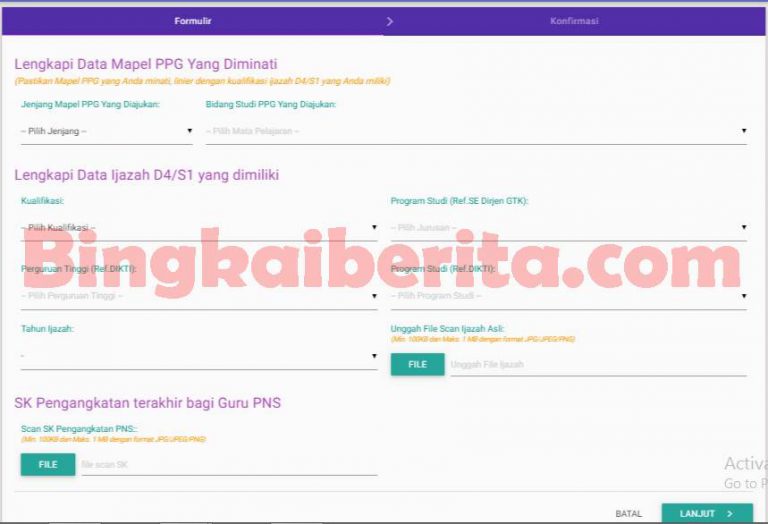 Login Simpkb Untuk Gtk.Belajar.Kemdikbud Dalam Pendaftaran