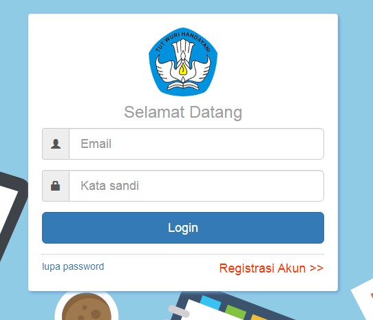 laman GTK Belajar Kemdikbud
