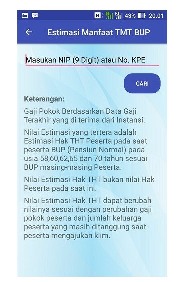 Cek Taspen Melalui Hp