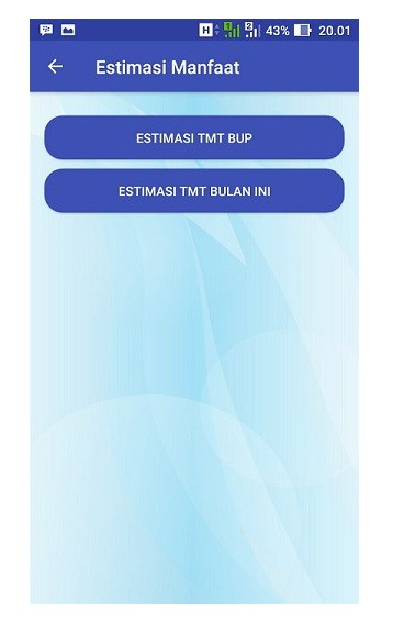 Cek estimasi PNS