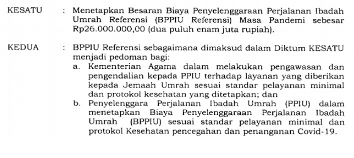 Biaya Berangkat Umroh