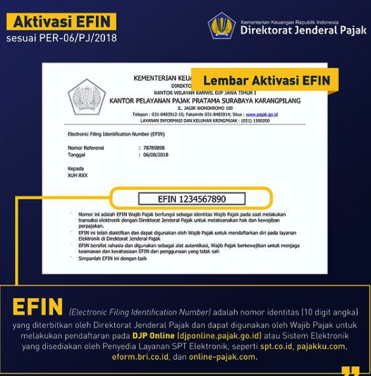 Aktivasi EFIN