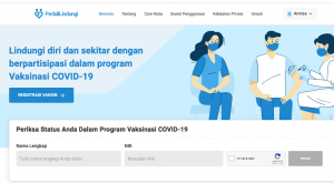 Aplikasi Peduli lindungi
