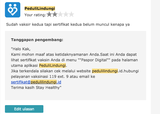 Lapor Pedulilindungi
