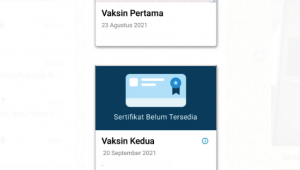 Sertifikat Vaksin Tak Muncul