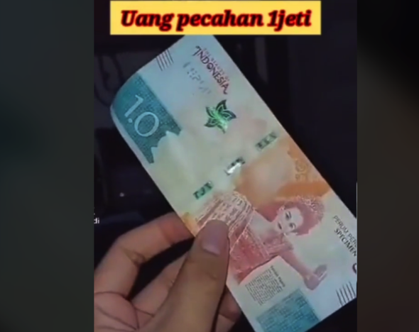 Uang pecahan 1 juta