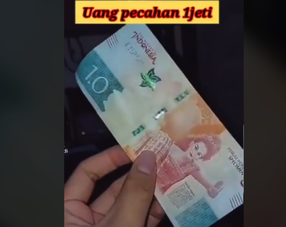 Benarkah Ada Uang Kertas Pecahan 1 juta Rupiah?