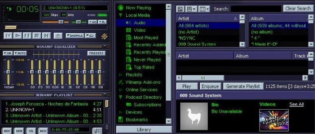 Aplikasi Winamp