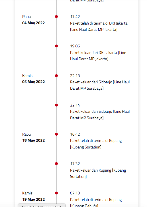 Line Haul Darat Sicepat 2