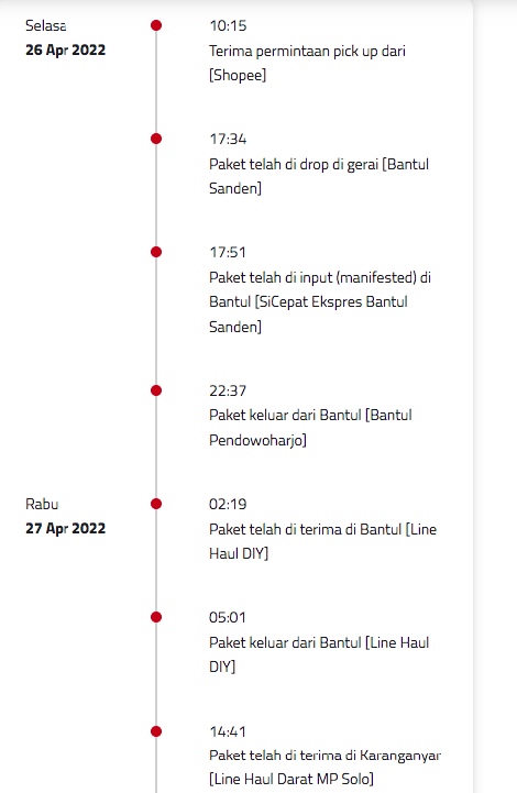 Line Haul Darat