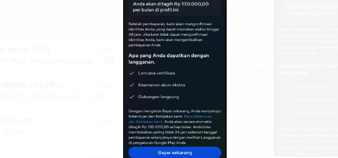 Centang Biru Media Sosial