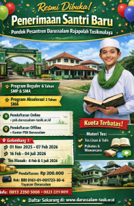 Biaya Masuk Pesantren Darussalam Rajapolah Tasikmalaya