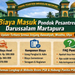 Biaya Masuk Pondok Pesantren Darussalam Martapura